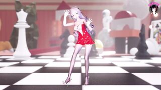 Cutie In Dress And Long Legs Dancing (3D HENTAI)