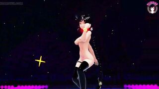 Sexy Nude Mistress Dancing (3D HENTAI)