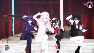 Sexy 4 Teens Dancing With Auto Dildo (3D HENTAI)