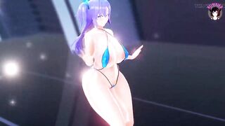 Teen BBW Sexy Dance (3D HENTAI)