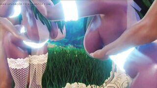 KaieVie Pleasurable huge ass in the jungle getting big cock in her tight pussy delicious tasty ass swallowing a lot of cum hard