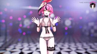 Arashi In Sexy Lingerie Dancing (3D HENTAI)