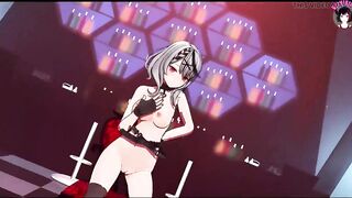 Full Nude Cute Teen Dancing Showing Tits (3D HENTAI)