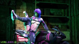 The Wraith & Yui Kimura starring in Biker Girl!! (Dead by Daylight)