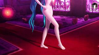 Teen Miku - Sexy Dance Full Nude (Tits Physics) (3D HENTAI)