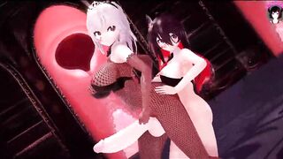 Futanari x Futanari - Sex + Dance (3D HENTAI)