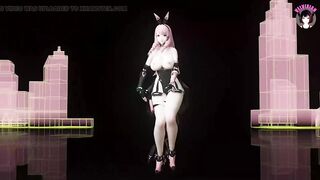 Thick Bunny Girl - Sexy Dancing + Gradual Undressing (3D HENTAI)