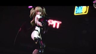 Huge Tits Sexy Demon Dancing (3D HENTAI)