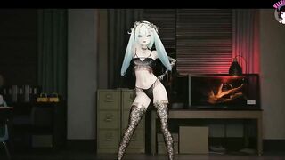 Very Hot Teen In Sexy Lingerie Dancing (3D HENTAI)