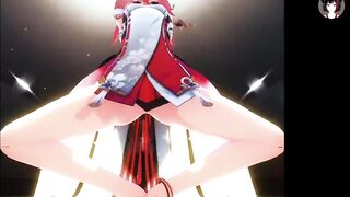 Genshin Impact - Yae Miko - Sexy Pussy Dance (3D HENTAI)