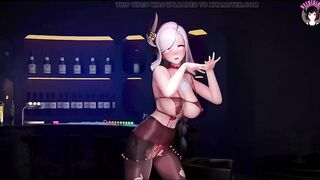 Genshin Impact - Shenhe - Dancing In Sexy Pantyhose (3D HENTAI)