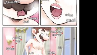 Adult Peach Sex With Mario - Parody Cartoon