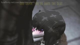 Furry Yiff - Skater Wolf Girl Gets Humped Outside! (3d Sl Animation)