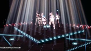 [MMD] Brown Eyed Girls - Abracadabra Ahri Kaisa Seraphine Akali Lux Jinx Hot Kpop Dance 4K 60FPS