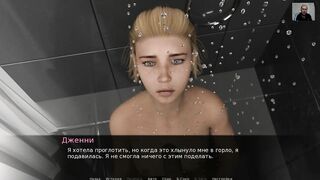 Hot Blowjob from Blonde and Swallow of Cum from Cock ☠ Playing Adult Games ☠