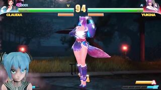 Sex Game [strip Fights] CLAUDIA VS YUKINA