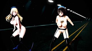 Mmd KanColle Kaohsiung and Atago will make all Man Cum 3D Animation