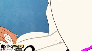 NAMI - ONE PIECE 2D Real World Anime Part 1 Big Japanese Ass Booty Masturbation Cosplay Hentai Neko