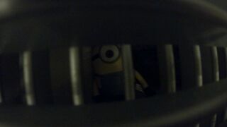 Naughty Minion Sealed within Realm of Eternal Suffering in our Hotel Room