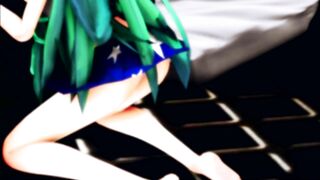Sanae "you Wanted to see something like This, Right?" [touhou MMD]