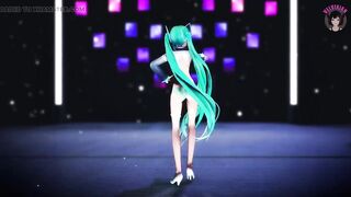 Sexy Teen Miku - Dancing Me!me!me! in Cute Panties