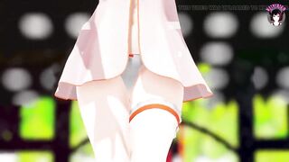 Yoimiya - Sexy Dance In A Transparent Dress (3D HENTAI)
