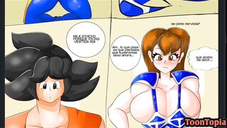 Chun-Li Quiere La Dragon Ball pero se tiene que follar a Goku - Comic Porno, Anime Hentai
