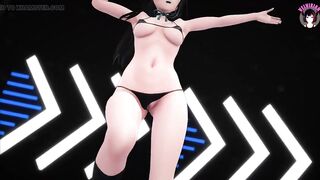 Sexy Schoolgirl Dancing + Gradual Undressing (3D HENTAI)