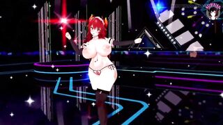 Sexy Demon Girl With Gigantic Tits Dancing (3D HENTAI)
