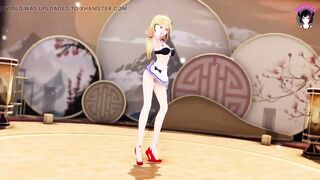 Sexy Maid Girl Dancing + Sex With Insect (3D HENTAI)