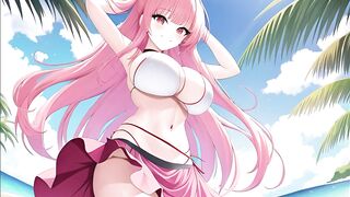 【AI_Arts】Big Breasts,Pink Hair,Hentai
