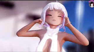 Sexy Nude Teen Dancing In Sweater (Attention) (3D HENTAI)