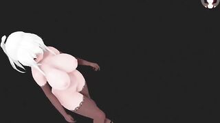 Haku - Sexy Dance Full Nude In Hot Stockings (3D HENTAI)