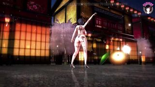 Sexy MILF With Huge Tits And Ass In Mask Dancing (3D HENTAI)