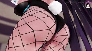 Asuna x Karin - Sexy Dance In Hot Bunny Suits (3D HENTAI)