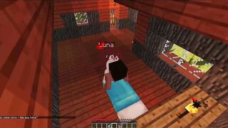 Finding a cute cat-like girl Luna ends up in a hot fucking | Minecraft - Jenny Sex Mod Gameplay