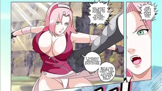 Naruto XXX Sakura Threesome With Angel Savior Hentai Comic Porn