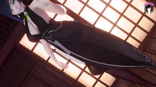Genshin Impact - Yelan - Dancing In Sexy Dress And Stockings (3D HENTAI)