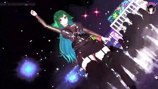 Sexy Thick MILF In Short Skirt Sexy Dance + Gradual Undressing (3D HENTAI)