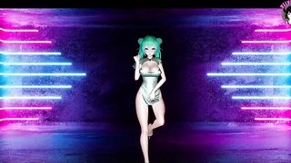 Sexy Miku In Hot Chinese Dress Dancing + Gradual Undressing (3D HENTAI)