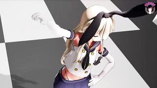 Cute Teen In Short Skirt Dancing + Gradual Undressing (3D HENTAI)