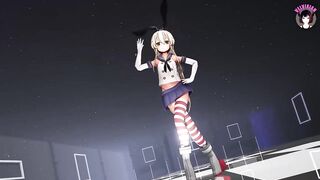 Cute Teen In Short Skirt Dancing + Gradual Undressing (3D HENTAI)