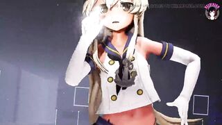 Cute Teen In Short Skirt Dancing + Gradual Undressing (3D HENTAI)