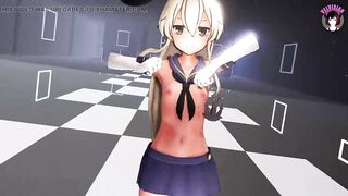 Cute Teen In Short Skirt Dancing + Gradual Undressing (3D HENTAI)