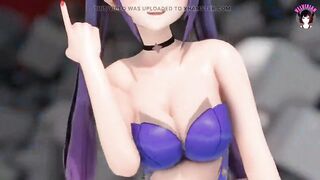Genshin Impact - Thick Mona - Dancing In Sexy Pantyhose (3D HENTAI)
