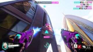 Dva gets double penetrated by Genji and Reinhardt