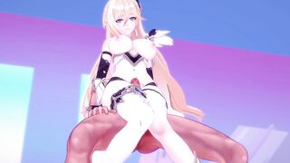 Honkai Impact 3rd Durandal Sex and Dance 720p Nsfw Animation Hentai Blonde Girl Big Boobs MMD 3D