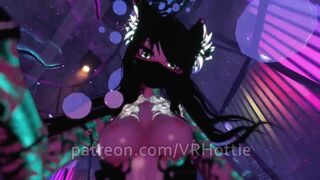 POV Public Cyberpunk Sex Club Hot Lap Dance VRChat ERP