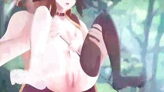 Megumin Follada en un Bosque - Hentai Konosuba [Sub Esp] [Sin Censura]
