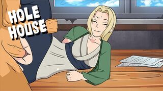 Tsunade Missionary On Desk Thick Thighs Spread Dripping Creampie x Ray - Hole House